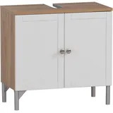 Schildmeyer Waschbeckenunterschrank Jesper, Waschbeckenunterschrank, Made in Germany, B: 60 cm Solide Verarbeitung - Dieses Produkt ist in Deutschland gefertigt weiß