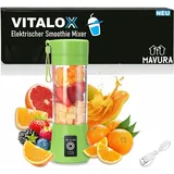 VITALOX Elektrischer Smoothie Maker Standmixer Mini Mixer Blender Shaker m. Akku