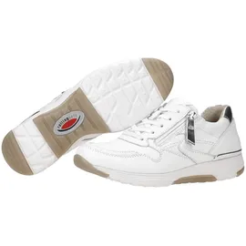 Gabor RollingSoft Damen Weiß/Silber 38