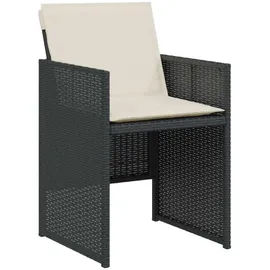 vidaXL Bistroset 3-tlg. Schwarz