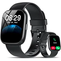 Smartwatch Herren Damen, 1.83" Fitness Tracker mit Alexa/Bluetooth Anrufen, 120+Sportmodi Fitnessuhr mit Herzfrequenz/Schlafmonitor/Schrittzähler, IP68 Wasserdicht Smart Watch Sportuhr für Android iOS
