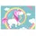 cover-your-desk Schreibtischunterlage Einhorn mit Regenbogen 60 x 40 cm