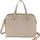 Valentino Sallie Re Shopping Bag Leather Ecru