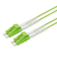 Roline LWL-Kabel 50/125μm OM5, LC/LC, LSOH, Low-Loss, grün, 5 m