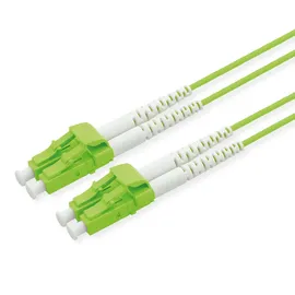Roline LWL-Kabel 50/125μm OM5, LC/LC, LSOH, Low-Loss, grün, 5 m