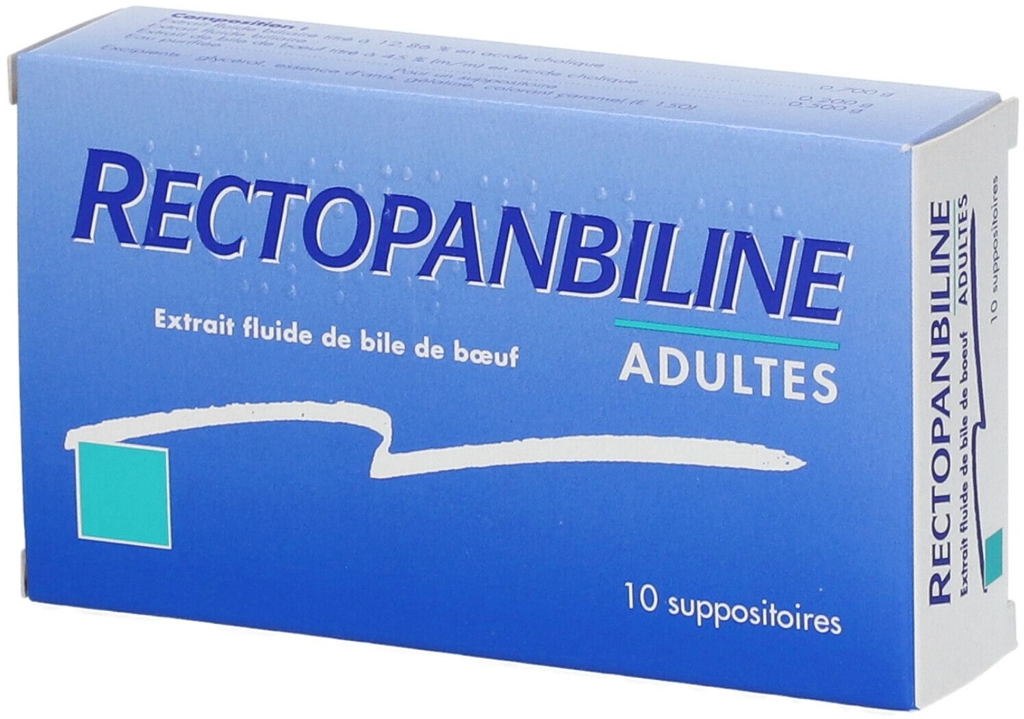 Meda Rectopanbiline Adultes 10 pc(s) suppositoire(s) pour adultes