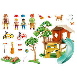 Playmobil Family Fun Abenteuer-Baumhaus mit Rutsche 71001