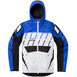 Icon Airform Retro, Textiljacke - Blau/Weiß/Schwarz - M