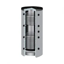 TWL Technologie KER2-1000 1000 Liter Hygienespeicher 90° 2 Wärmetauscher 100mm Isolierung