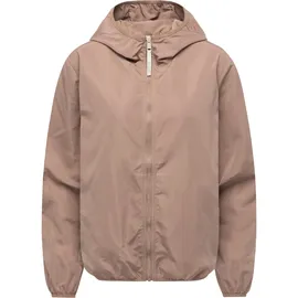 Ragwear Damen extraleichte Übergangsjacke Sommerjacke kurz mit Kapuze Vinzie C YOUMODO Mauve Gr. XS - XS