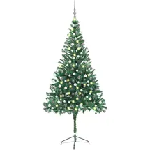 vidaXL Künstlicher Weihnachtsbaum grün 210 cm