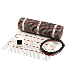 Danfoss EFTI Elektrische Fußbodenheizung als Dünnbett-Heizmatten mit Regler##EFTI-Set 5m2 (Leistung 750 Watt) ohne Ergänzungsmatte 088L5350