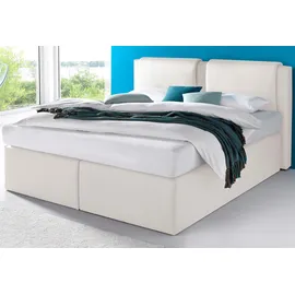 Westfalia Schlafkomfort Boxspringbett 90 x 200 cm H2 Weiß