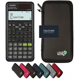 Casio fx-991ES Plus 2nd Edition inklusive Schutztasche von WYNGS in Schwarz - Basic Set