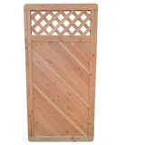 Jorkisch Sichtschutzelement 90 x 180 cm Natur Holz