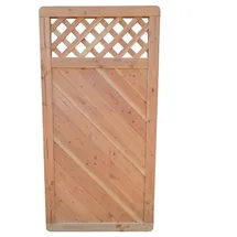 Jorkisch Sichtschutzelement 90 x 180 cm Natur Holz