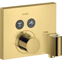 Hansgrohe ShowerSelect Square Duschthermostat eckig für 2 Verbraucher gold 36712990