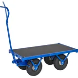 Kongamek Schwerlastwagen 1200x690x397mm mit Feststellbremse und Ziehgriff Ø300mm Luftbereifung 1300kg Tragkraft