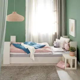 roba kids Jugendbett Flexi Grow 90 x 200 cm Holz beige