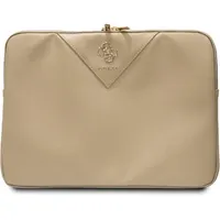 GUESS Sleeve GUCS14ZPGSTEGD 14" złoty/light gold Triangle 4G Notebooktasche,