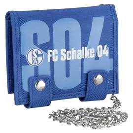 FC Schalke 04 Geldbörse 2023 blau Unisex 11 × 9 × 2 cm