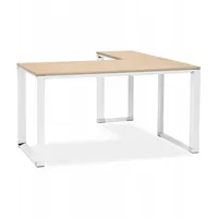 KADIMA DESIGN Eckschreibtisch aus Holz und Metall | L-förmiger