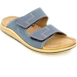 Fischer Markenschuh Slides Blau 44