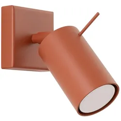 Wandleuchte RING rot Ocker GU10