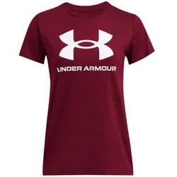 UNDER ARMOUR Damen Kurzarm Live Sportstyle Graphic, CARDINAL 625, M