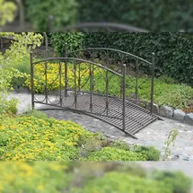 Gravidus Gartenbrücke Metallbrücke Teichsteg