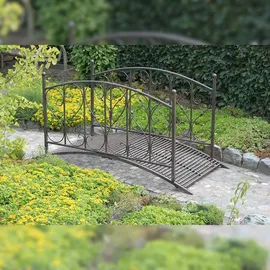 Gravidus Gartenbrücke Metallbrücke Teichsteg