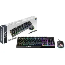 MSI PERIPHERIQUE Gaming Vigor GK30 Combo, S11-04FR601-CLA, Schwarz