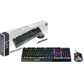 MSI PERIPHERIQUE Gaming Vigor GK30 Combo, S11-04FR601-CLA, Schwarz