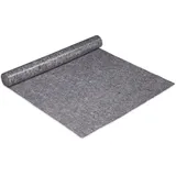 Relaxdays Malervlies, Abdeckvlies Rolle, 1 m x 25 m = 25m2, rutschfest, wasserabweisend, 180g/m2, Streichen, Umzug, grau