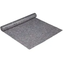 Relaxdays Malervlies, Abdeckvlies Rolle, 1 m x 25 m = 25m2, rutschfest, wasserabweisend, 180g/m2, Streichen, Umzug, grau