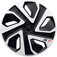 j-tec Satz Radzierblenden ST 18-Zoll Silber/Schwarz