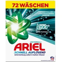 ARIEL Pulverwaschmittel »UNIVERSAL+ Lenor« 72 WL grau
