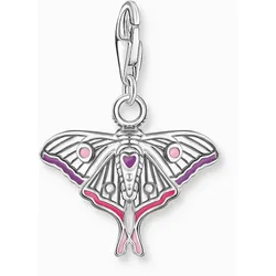 Thomas Sabo Charm Anhänger Modell: 2209-691-7 bunter Nachtfalter- 925 Sterlingsilber und Kaltemail
