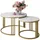 lookway LORI Gold Holzwerkstoff 70 x 48 x 70 cm