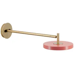 UMAGE - Asteria LED Wandleuchte, lang, Messing / nuance rosa