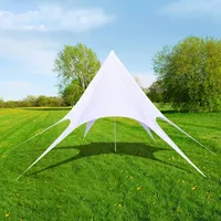 VidaXL Sternzelt 10 x 10 m weiß