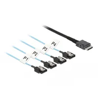 DeLock OCuLink SFF-8611 - 4 x SATA 7 Pin