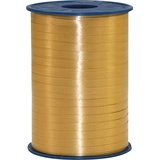 PRÄSENT Geschenkband AMERICA matt gold 10,0 mm x 250,0 m