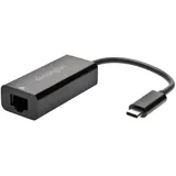 Kensington CA1100E USB-C auf Ethernet-Adapter, Thunderbolt 3, RJ-45-Buchse, Windows, Macbook und Chromebook kompatibel - Plug-and-Play Design, Direkte und sichere Verbindung zum Internet