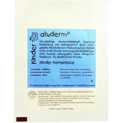 ALUDERM Kinder Kompressen 6x6 cm 1 St Kompressen