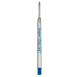 Online Schreibgeräte Kugelschreiberminen 70038, Metallgroßraummine, Stärke M, blau, 6 Stück