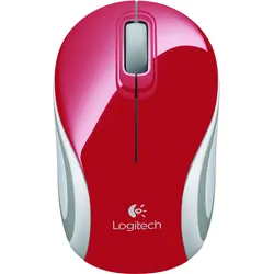 Logitech Wireless Mini Mouse M187 Red