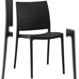 CLP Gartenstuhl Meton 42 x 42 x 81 cm schwarz