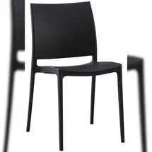 CLP Gartenstuhl Meton 42 x 42 x 81 cm schwarz