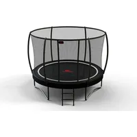 Dino Cars Pro Line Trampolin 305 cm inkl. Sicherheitsnetz und Leiter grau